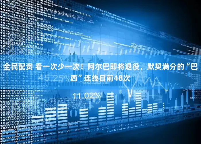 全民配资 看一次少一次！阿尔巴即将退役，默契满分的“巴西”连线目前48次