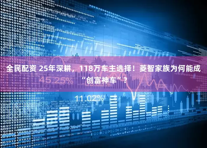 全民配资 25年深耕，118万车主选择！菱智家族为何能成“创富神车”？